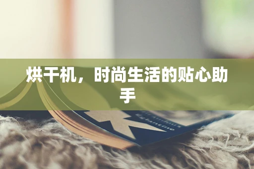 烘干机，时尚生活的贴心助手