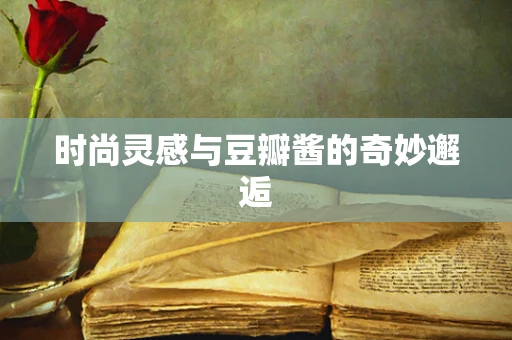 时尚灵感与豆瓣酱的奇妙邂逅