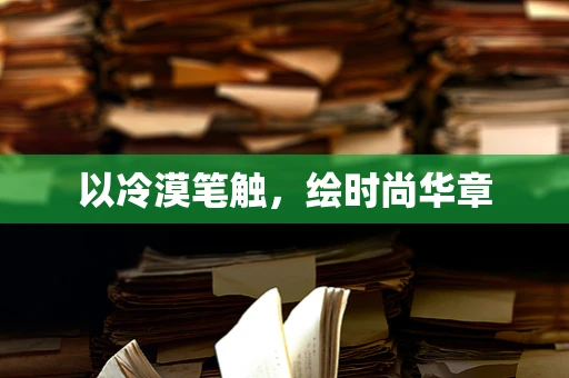 以冷漠笔触，绘时尚华章