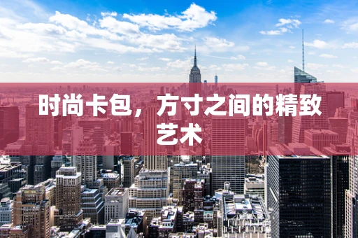 时尚卡包，方寸之间的精致艺术