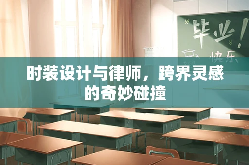 时装设计与律师，跨界灵感的奇妙碰撞