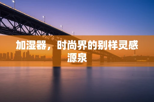 加湿器，时尚界的别样灵感源泉