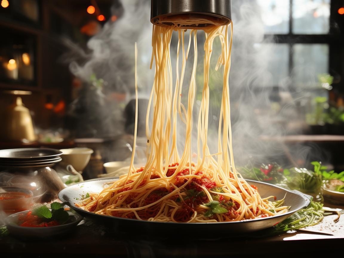 拌面风情，时尚与美食的交融