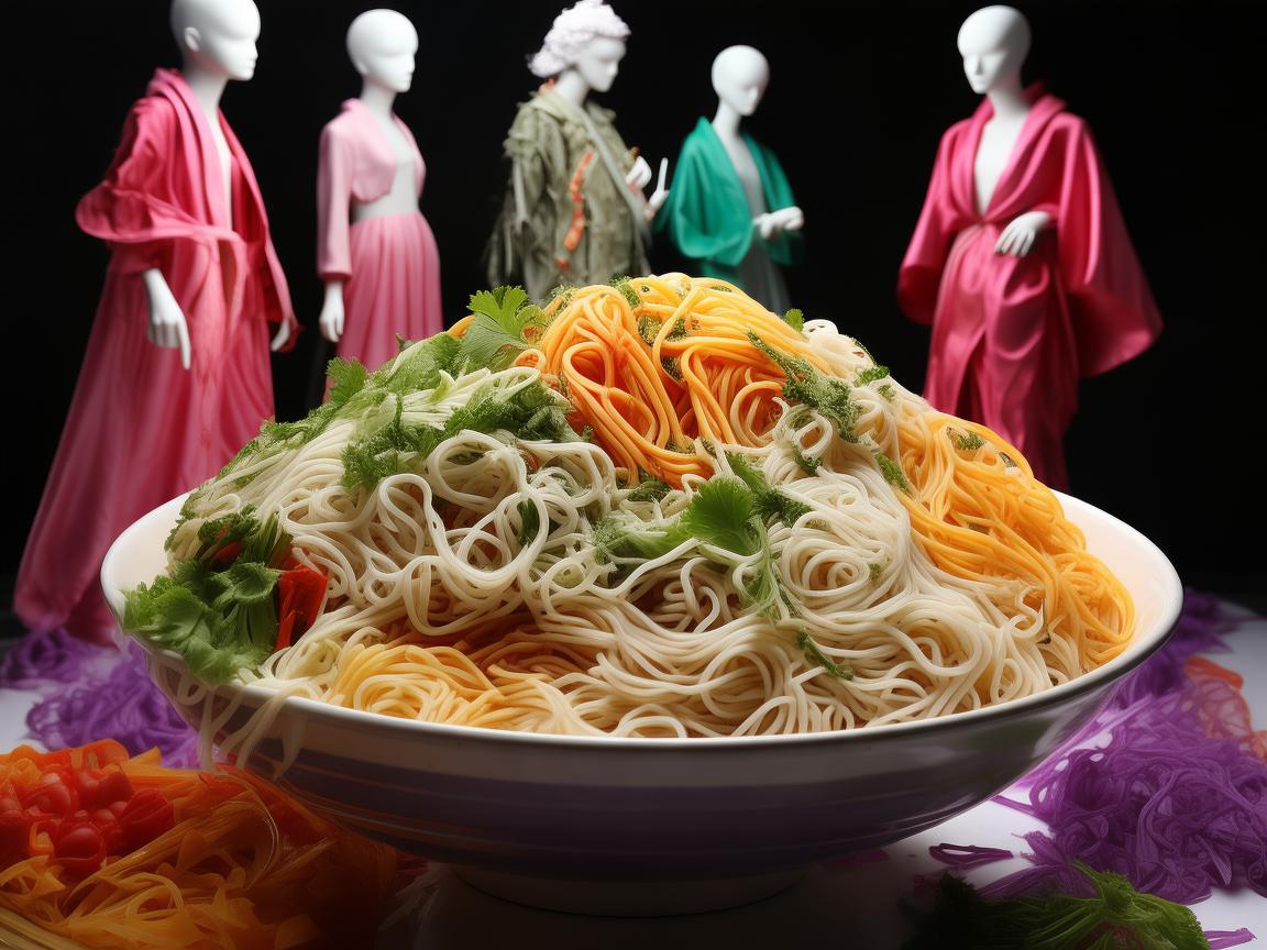 云南过桥米线与时尚界的美味灵感碰撞，如何将传统美食融入现代时装设计？