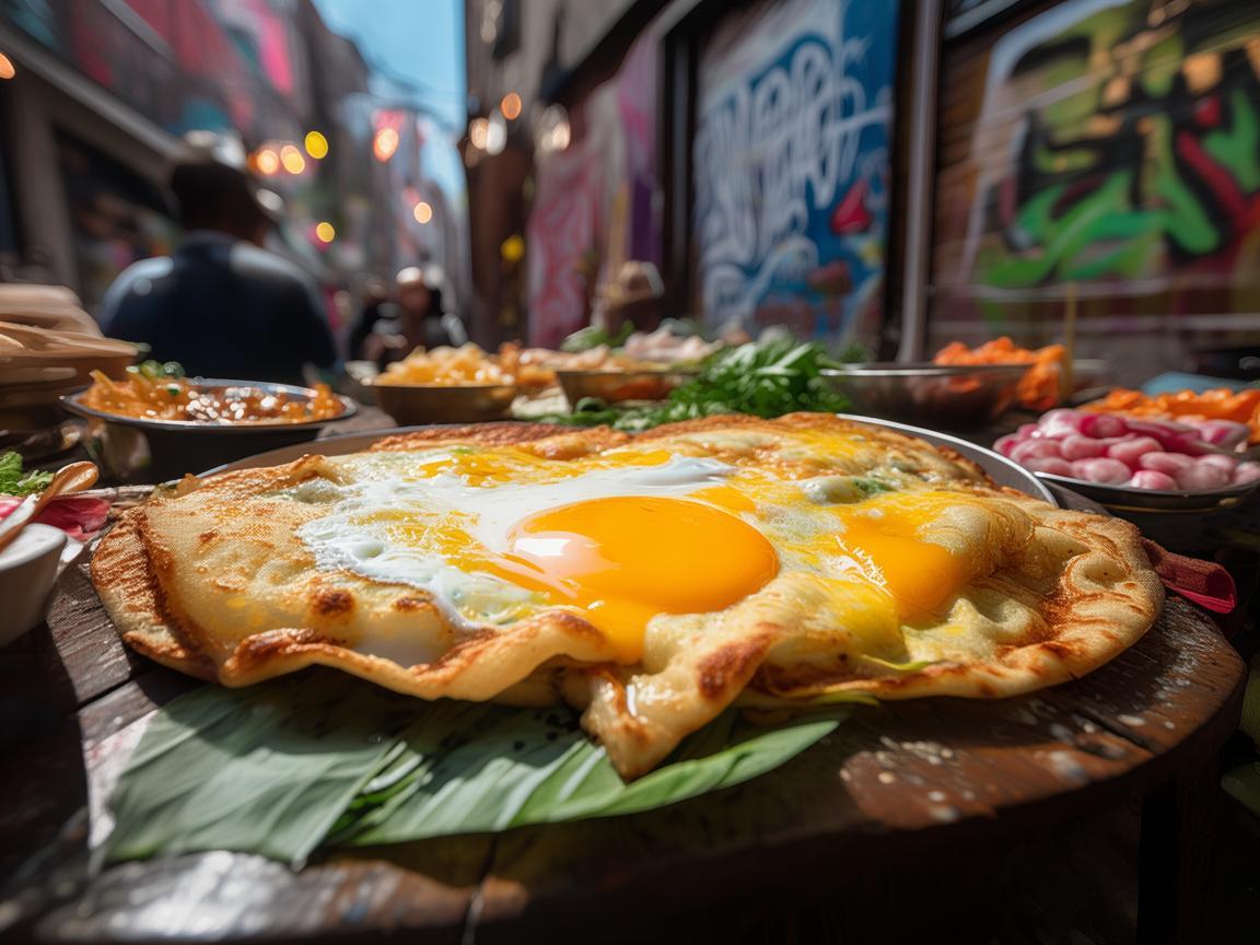 鸡蛋灌饼，时尚与街头美食的跨界融合？