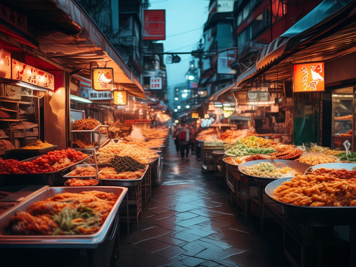 夜市小吃，如何将时尚元素融入街头美食的视觉盛宴？