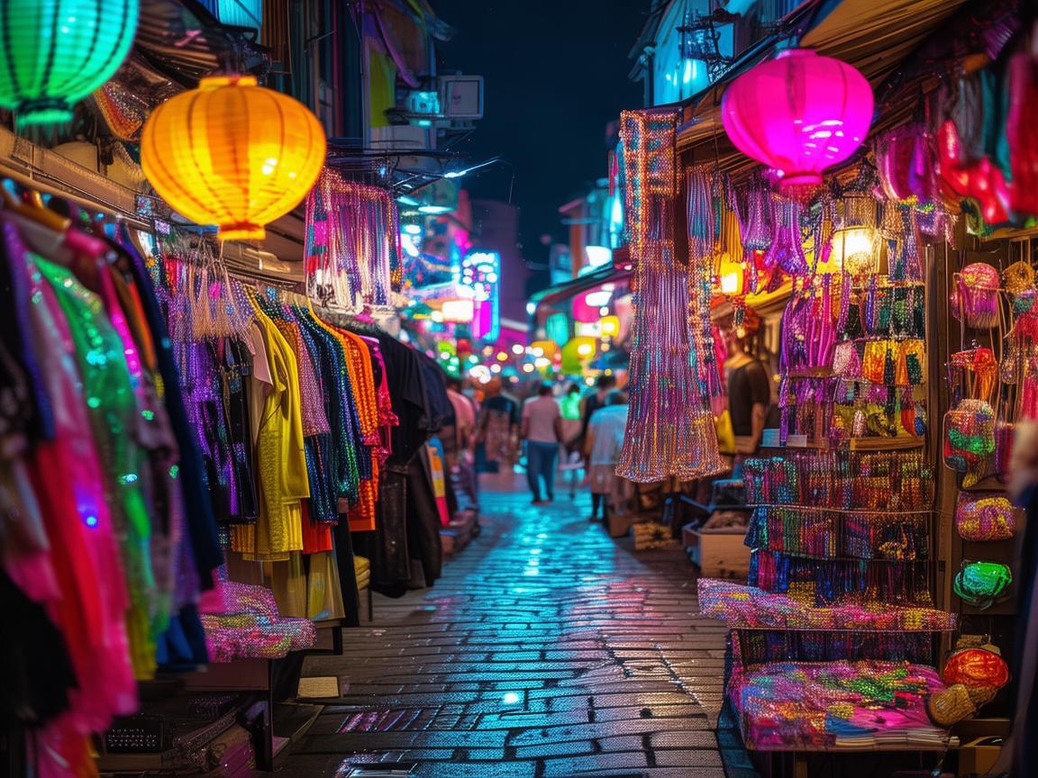 夜市，时尚灵感的缤纷舞台