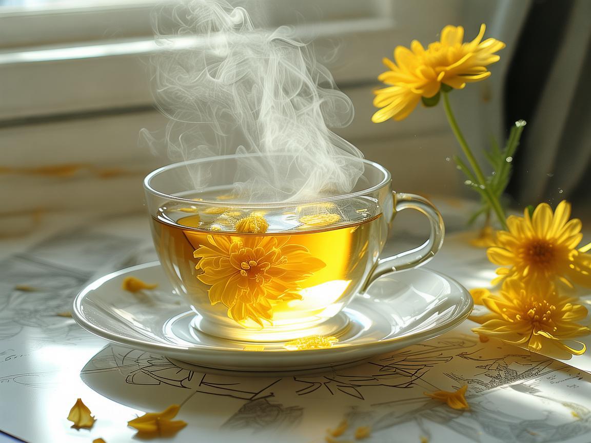 菊花茶，时装设计中的灵感源泉与健康守护者？