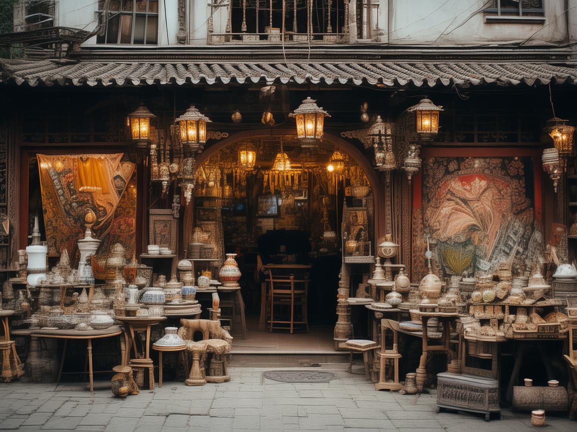 文化街手工艺品店，时尚与传统的交融舞台