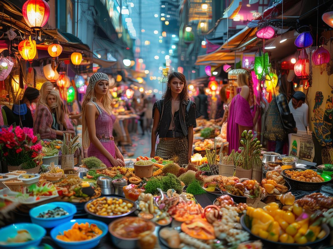 夜市美食节，时装与美食的跨界碰撞，如何打造时尚与味觉的双重盛宴？