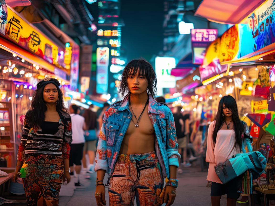 夜市街的时尚新语，如何将街头文化融入高街时尚？