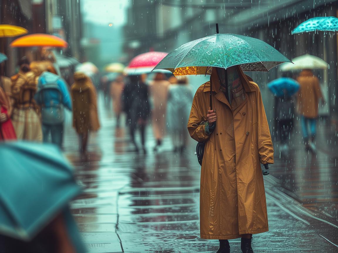 雨天里的时尚灵感，如何设计既实用又时尚的雨天服装？