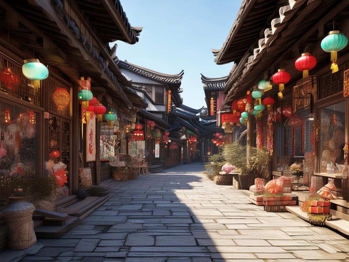 古镇风情，时尚与传统的交融乐章