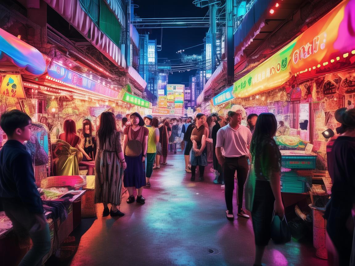 夜市游戏，时尚灵感的别样舞台