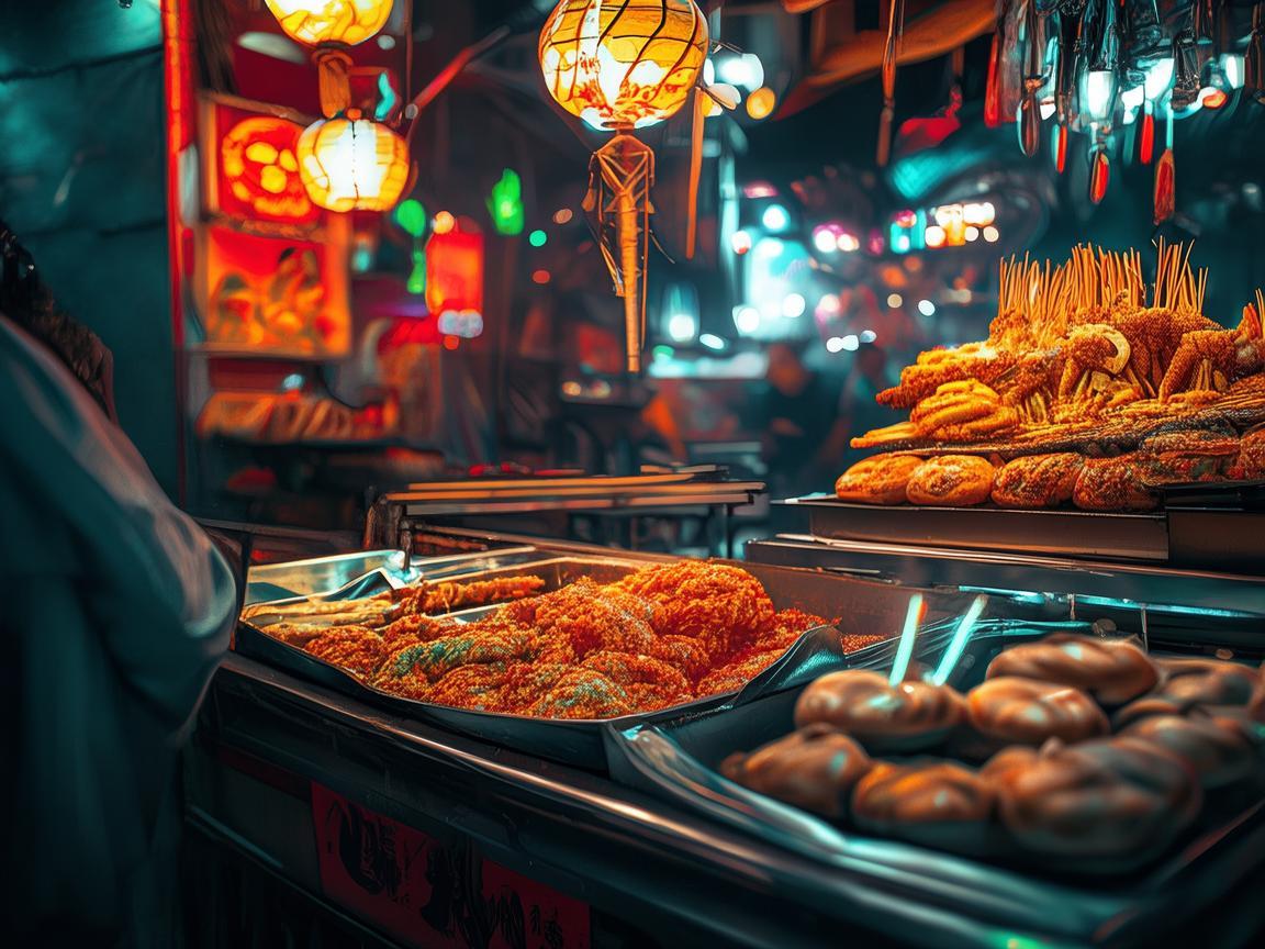 夜市小吃与时尚碰撞出的灵感火花