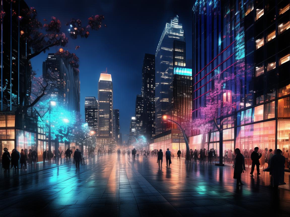 夜幕下绽放的时尚魅力